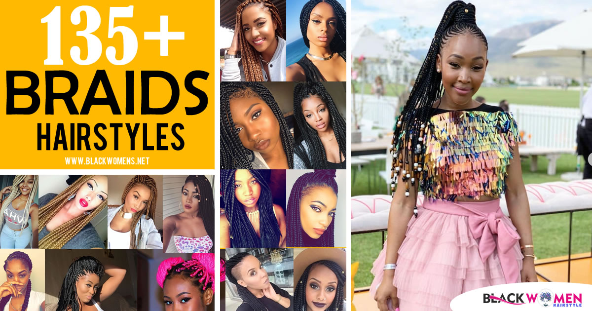 135 Photos: Afro-American Hair Braid Styles Of 2020-2021 – Make Dimensional Braids