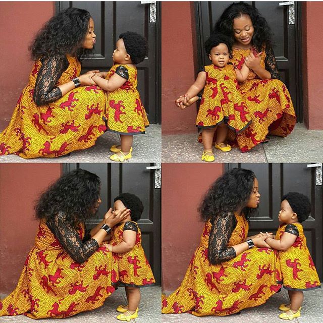 Ankara Styles to glam up Mother and Daughter