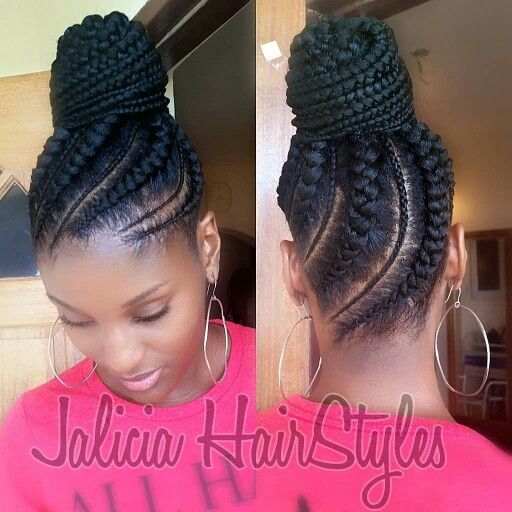 Nice feed in braids via @i.pj - Black Hair Information Community