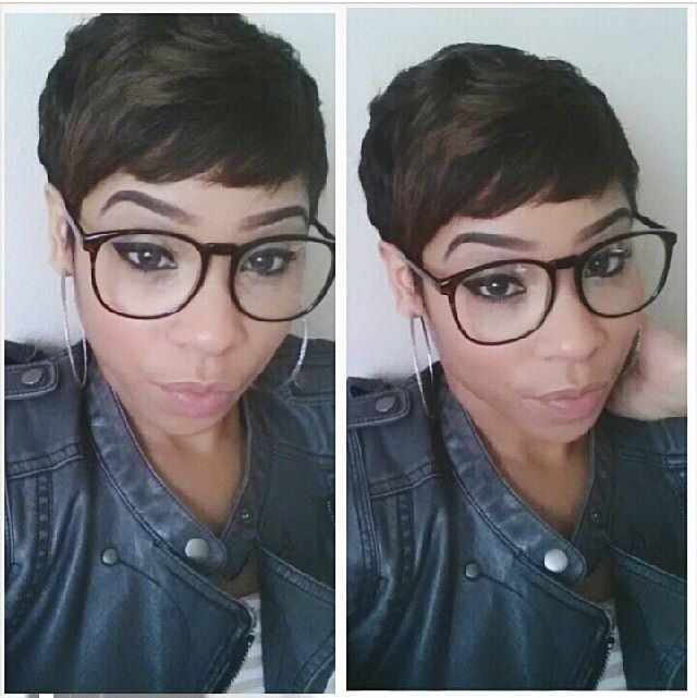 Short Black Pixie Haircut