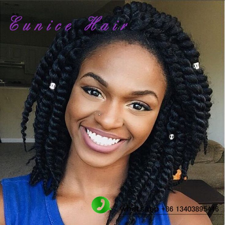 Synthetic crochet braids Havana Mambo Twists Braiding Hair