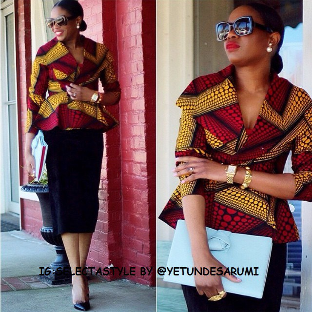 Ankara Wear of blackwomenfashion.com on instagram is a grand choice