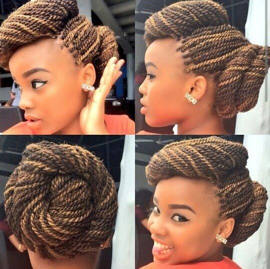Make the twisted buns nicely to look classy