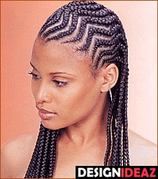 Best Black Zig- Zag African American Braided Hairstyles for Women