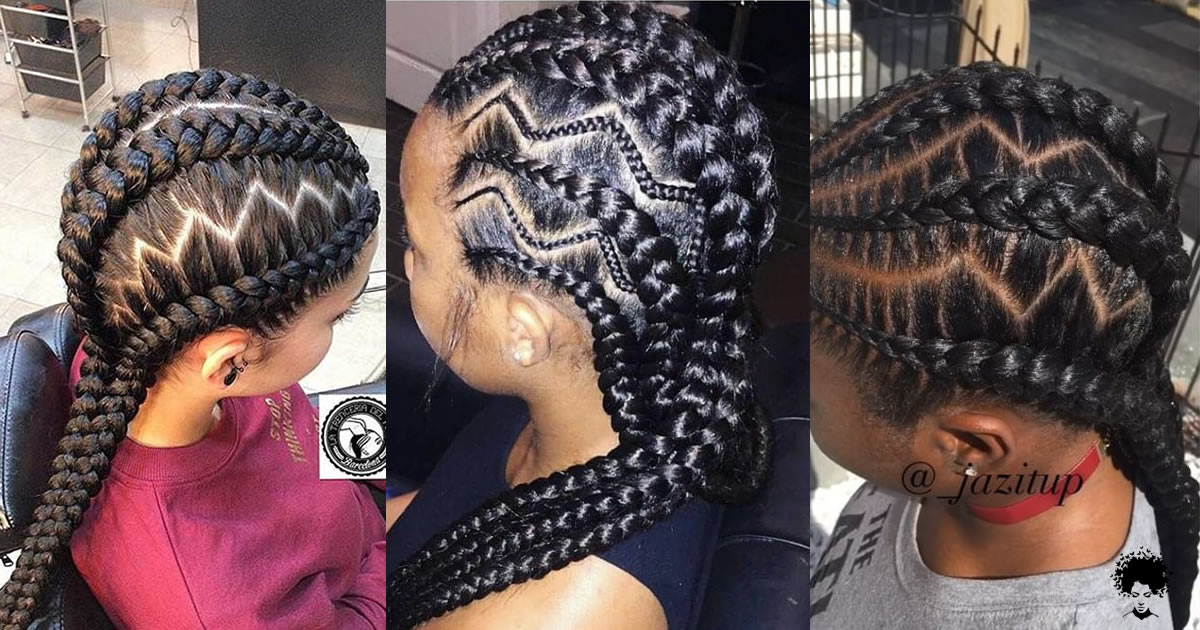 Try Out A Different Look With These Creative Zig- Zag Hairstyles This Weekend