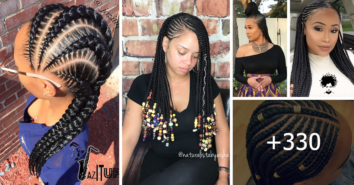 330 Photos: We Added Feed In Braids To The Ghana Braids Passion