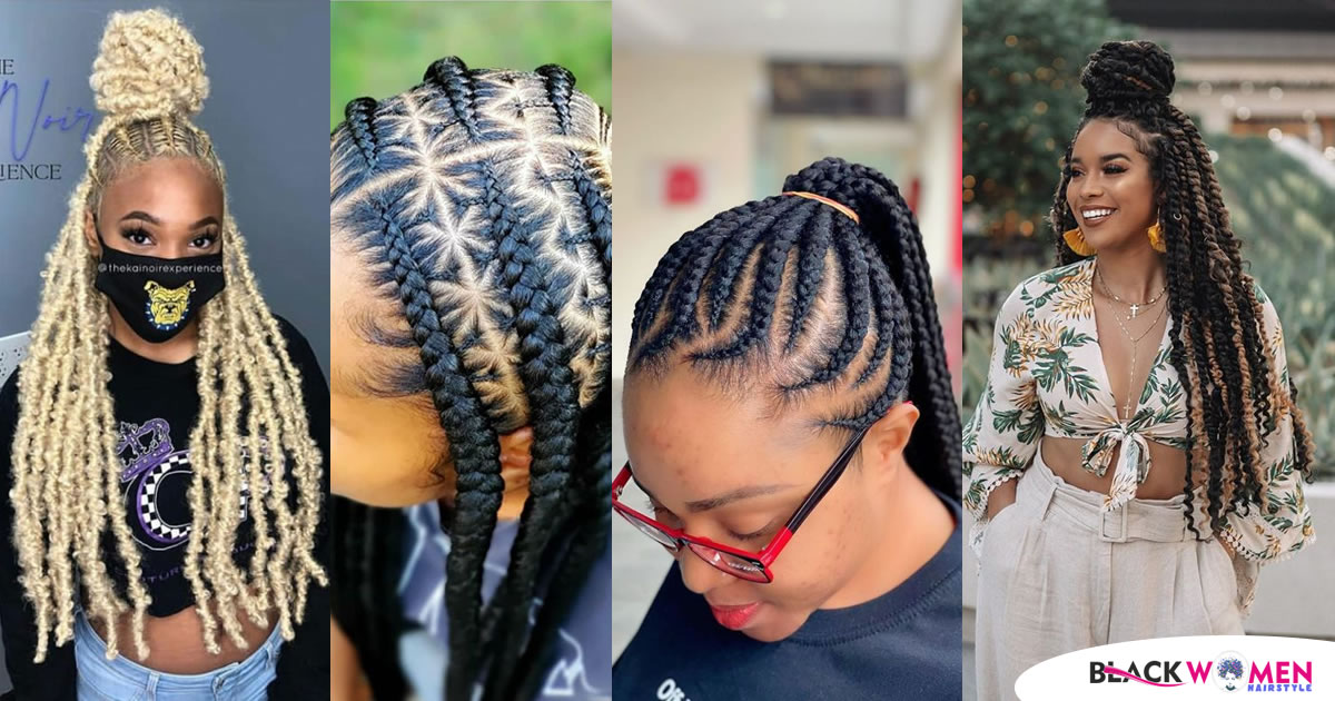 70 Fabulous Ghana Braid Hairstyles for 2021: Stunning Ghana Braids to Try Out This Season