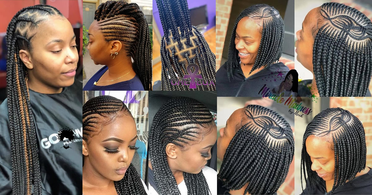 90 PHOTOS: Hot Splendid Braid Hairstyles – Cornrows & African Braided Hairstyles 2023