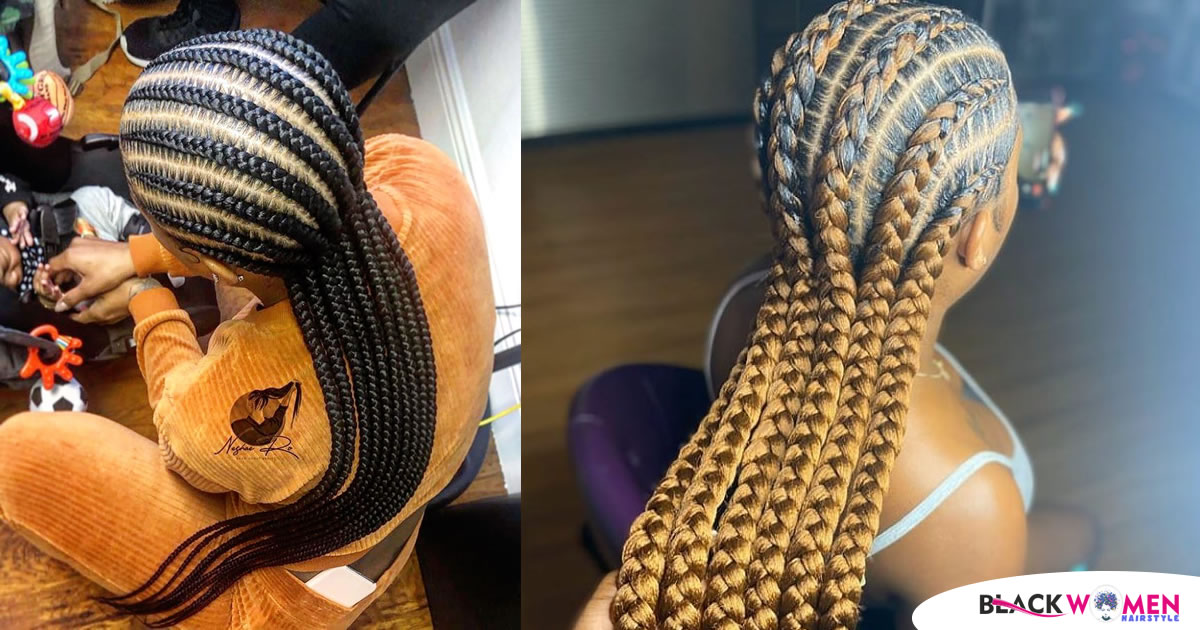 Trendy Braids & Ghana-Weaving Hairstyles For Beautiful Ladies In 2022