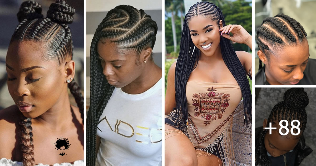 93 Photos: Best Feed-in Braids Hairstyles for 2022