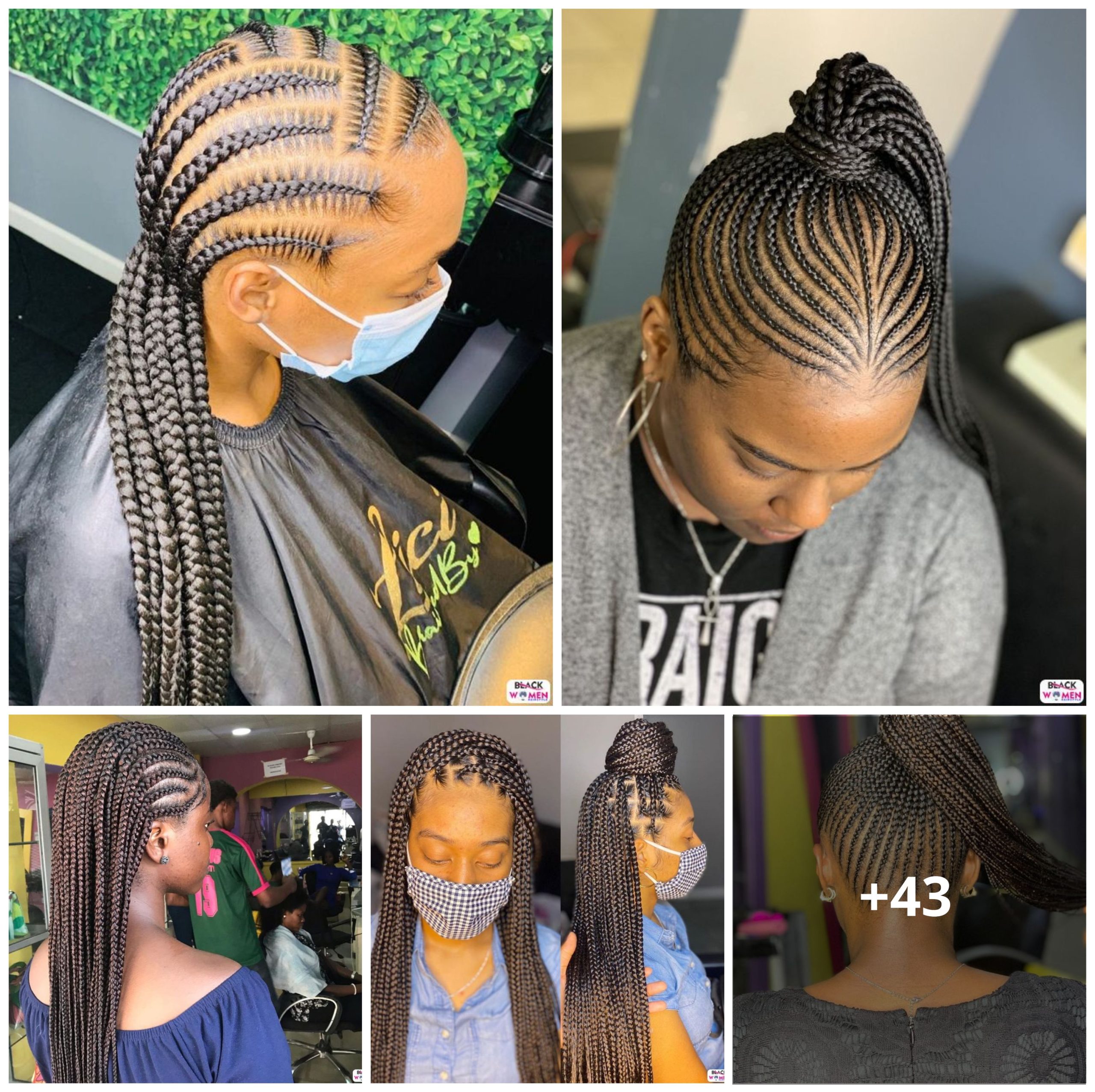 Braided Ghana-Weaving Hairstyles Compilation In 2024