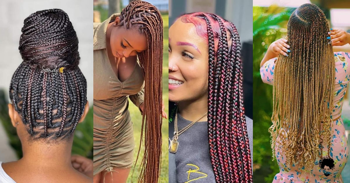 50 PHOTOS: Inspiration Hairstyle Protective Braids Style Twist Style