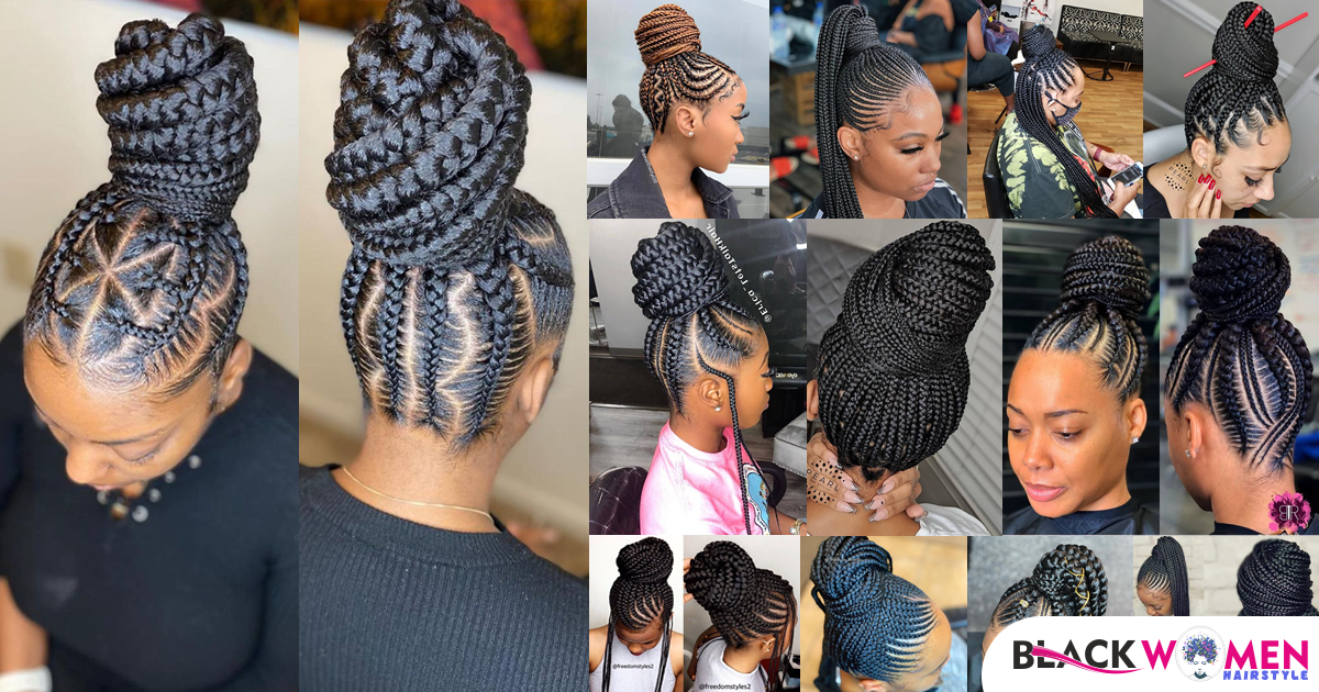 Top 150 Latest Ghana Weaving Shuku Styles 2021: Ghana Braids 2021