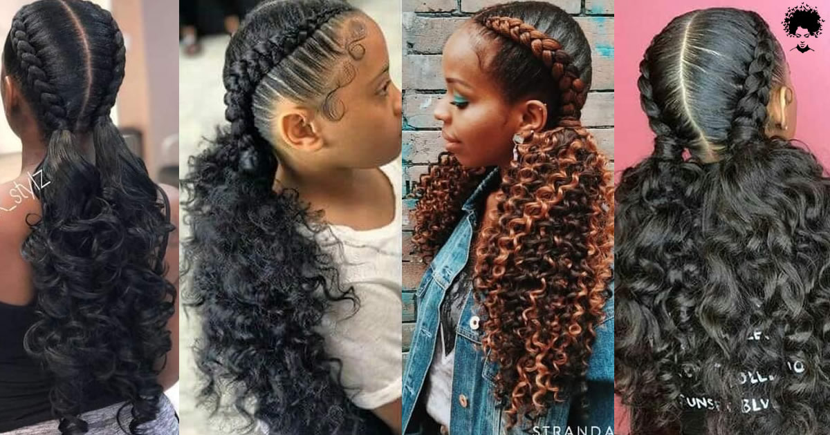 Would You Like To See Curly Hair And Braids Together? 56 African American Hairstyles