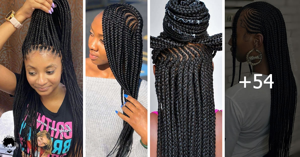 54 Photos: Best Box Braided Hairstyles That We Will See Frequently in 2022