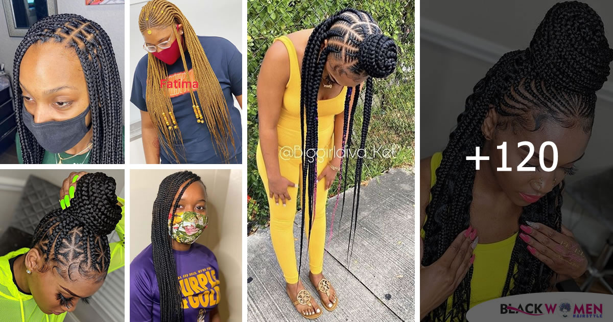 129 Photos: Best Ghana Braids Ideas That You Need to Try Out This Season