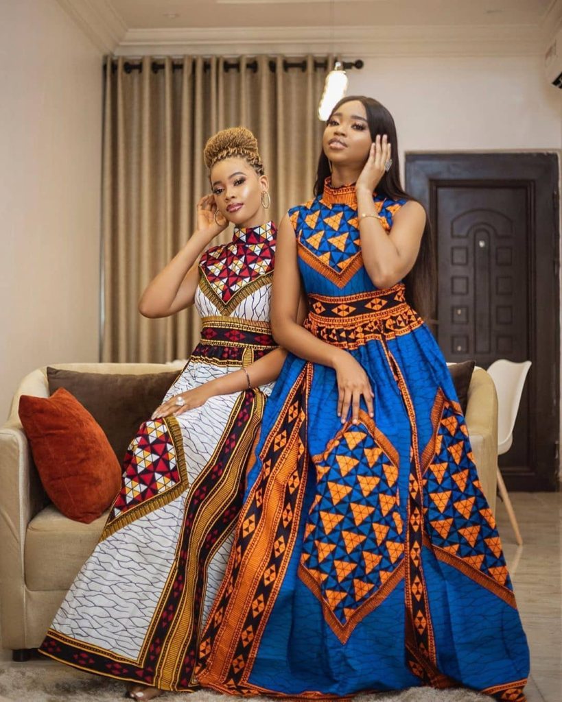 Ankara Maxi Long Gown Styles Collections for Ladies