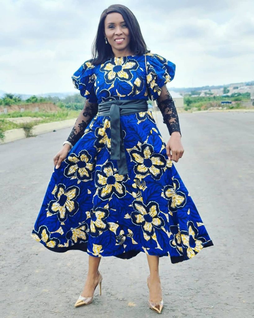 Ankara Maxi Long Gown Styles Collections for Ladies