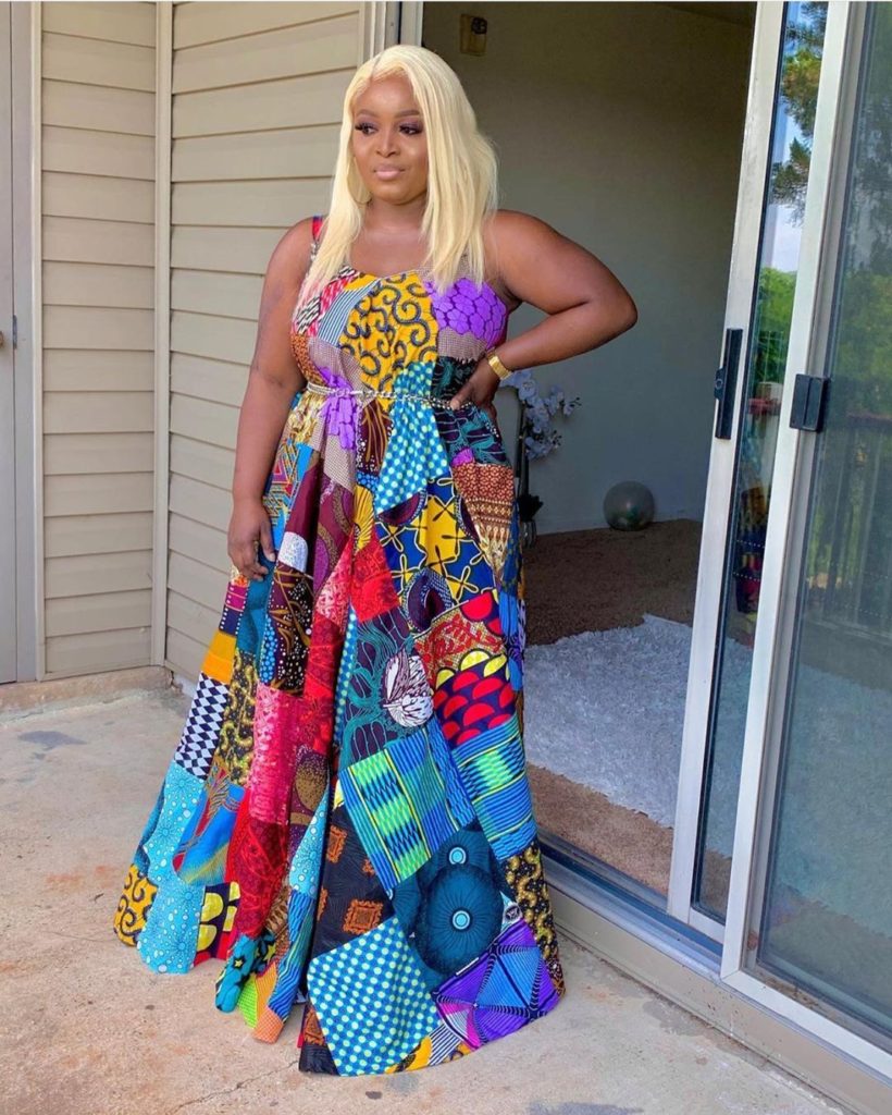 Ankara Maxi Long Gown Styles Collections for Ladies