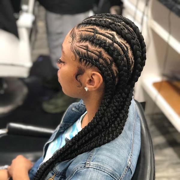 feed in braids hairstyles