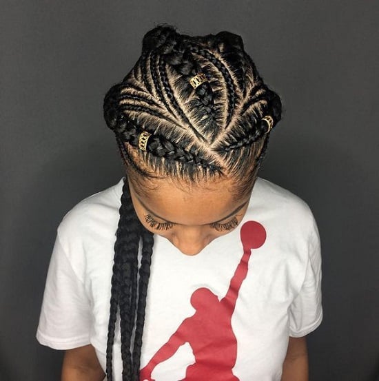 feed in braids hairstyles