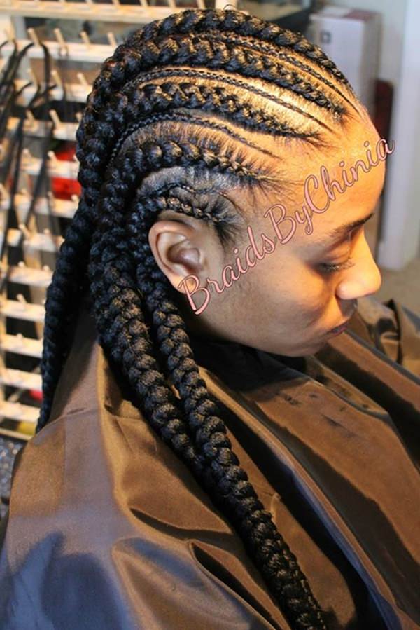 Standard braid hairstyles