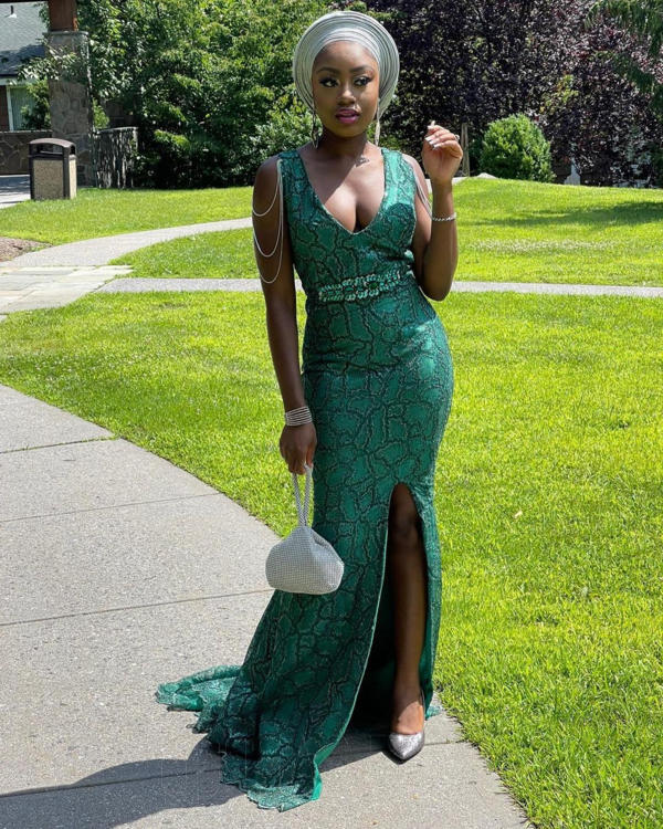 50 Most Gorgeous Aso-Ebi Styles In Multiple Green Colors