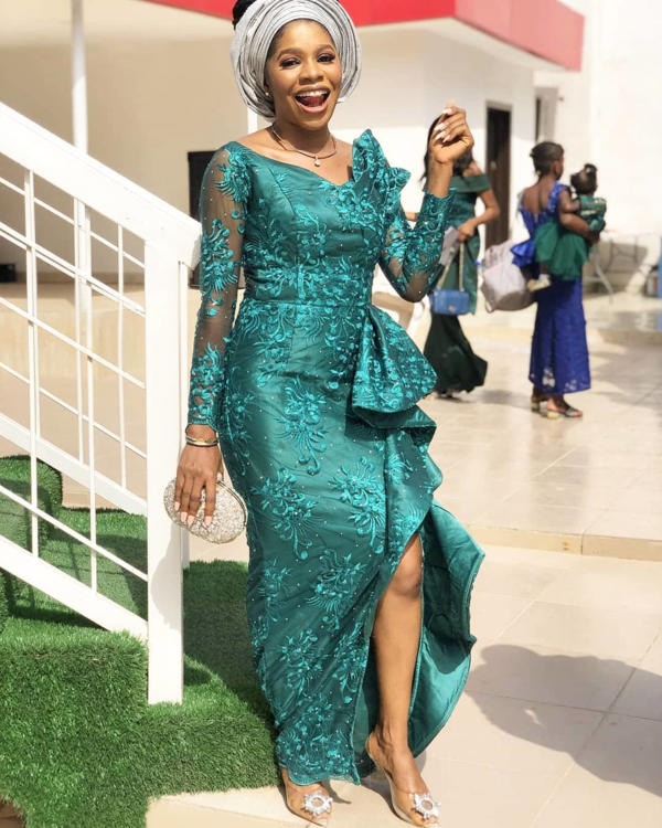 50 Most Gorgeous Aso-Ebi Styles In Multiple Green Colors