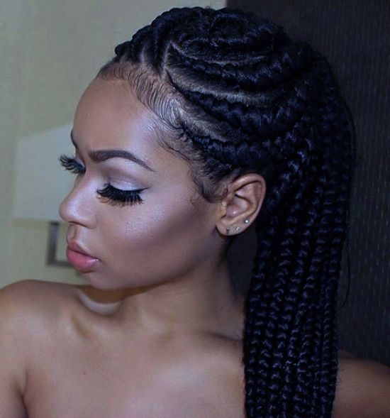 Best Cornrows Braids- 45 Killer Braided Hairstyles for Black Women (23)