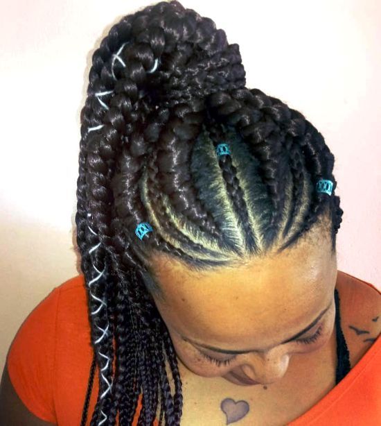 Best Cornrows Braids- 45 Killer Braided Hairstyles for Black Women (28)