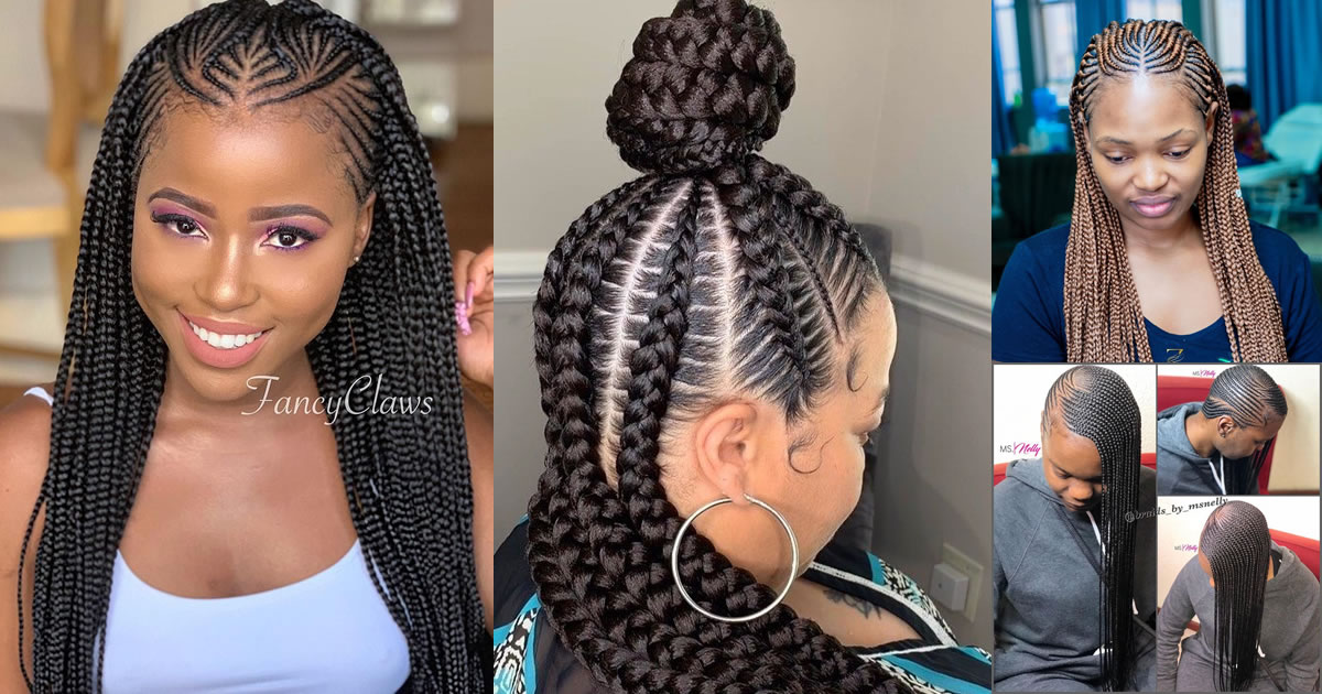 2022 Pictures: Braids Hairstyles- Most Unique Hairstyles For Ladies To Slay