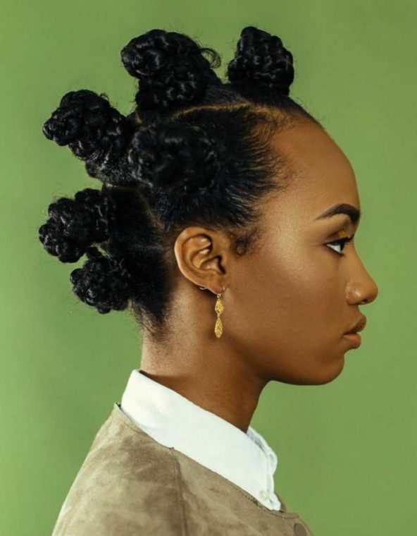 Bantu Knots Hairstyles for Black Women