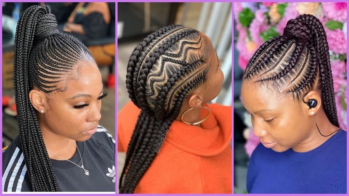 Ghana Weaving Hairstyles You Can Make During this Month