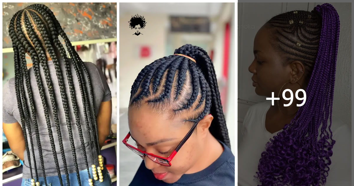102 Photos: Styles of Ghana Braids That Are the Best for Women