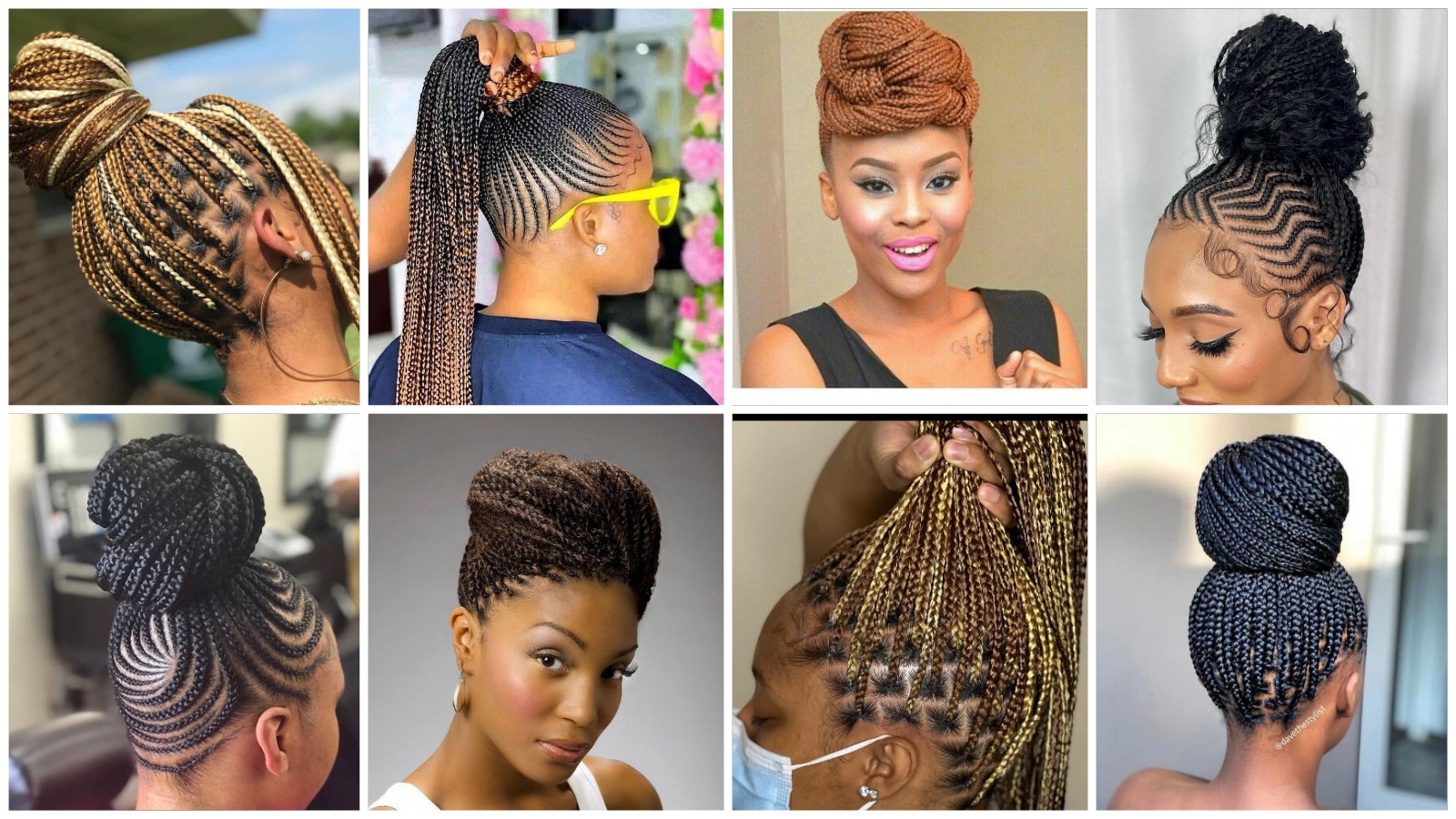 30+ FASCINATING WAYS TO STYLE/PACK GHANA AND BOX BRAIDS HAIRSTYLES.