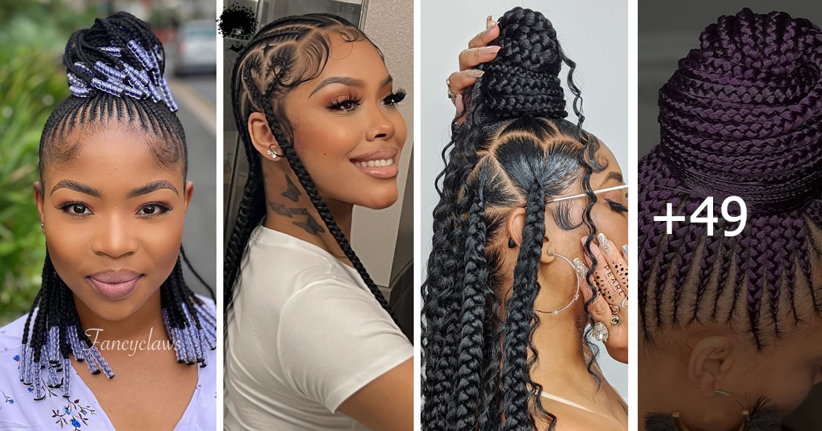 53 Hottest Ghana Braids Hairstyle Ideas for 2024