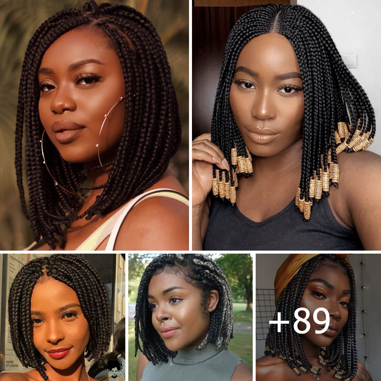 89 Ultra Chic Braided Bob Hairstyle Ideas