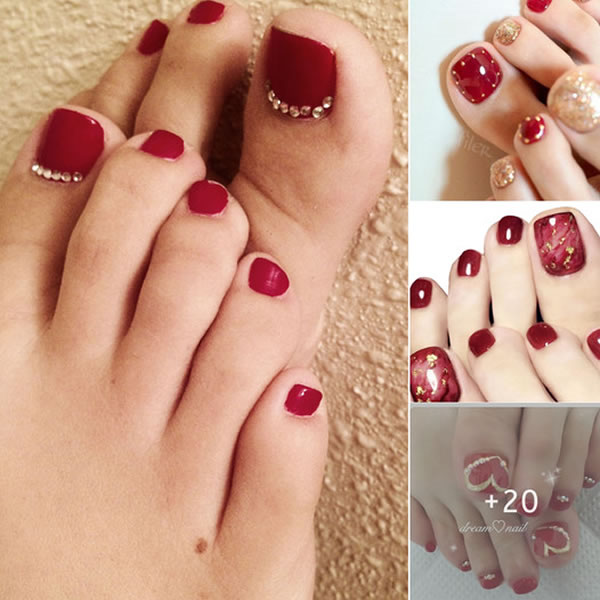Make a Statement with Red-Toe Nail Designs