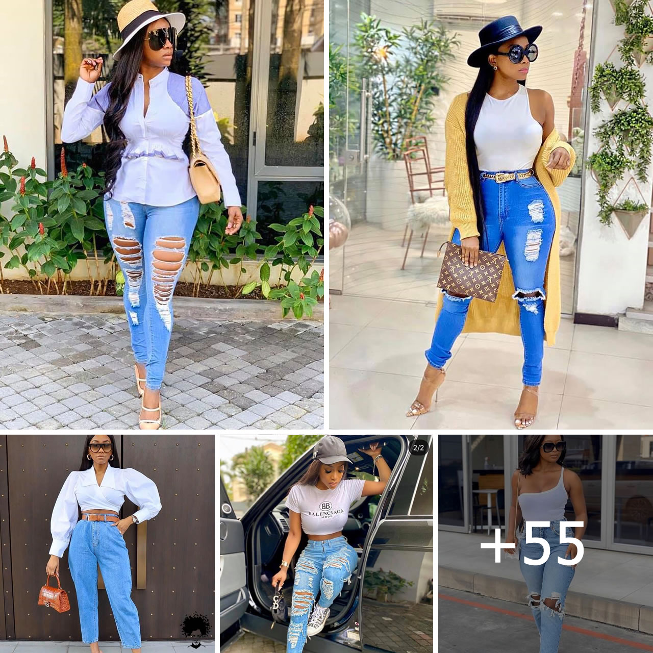 Ripped-Jeans Outfit Ideas to Copy This Year, Volume 1.